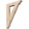 Ekena Millwork Traditional Traditional Smooth Bracket, Douglas Fir, 3 1/2"W x 22"D x 30"H BKT04X22X30TRA01SDF - alternate 1